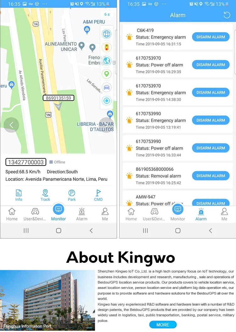 Kingwo Best Buy Fleet Vehicle Trailer Tracking Real Time Hidden Gps Tracker For Car No Monthly Fee Buy Gps Tracker Asset Gps Tracker Best Hidden Gps Tracker For Car Product On Alibaba Com