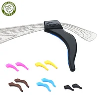 

Hot sell colorful glasses accessories anti-slip sport adjustable eyewear retainer sunglasses safety silicone glasses ear hooks