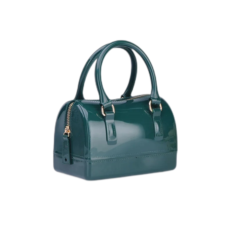 

2021 Hot sale wholesale cute jelly tote bag candy handbag, candy color mini jelly handbags and purses lady Jelly bag pink bag