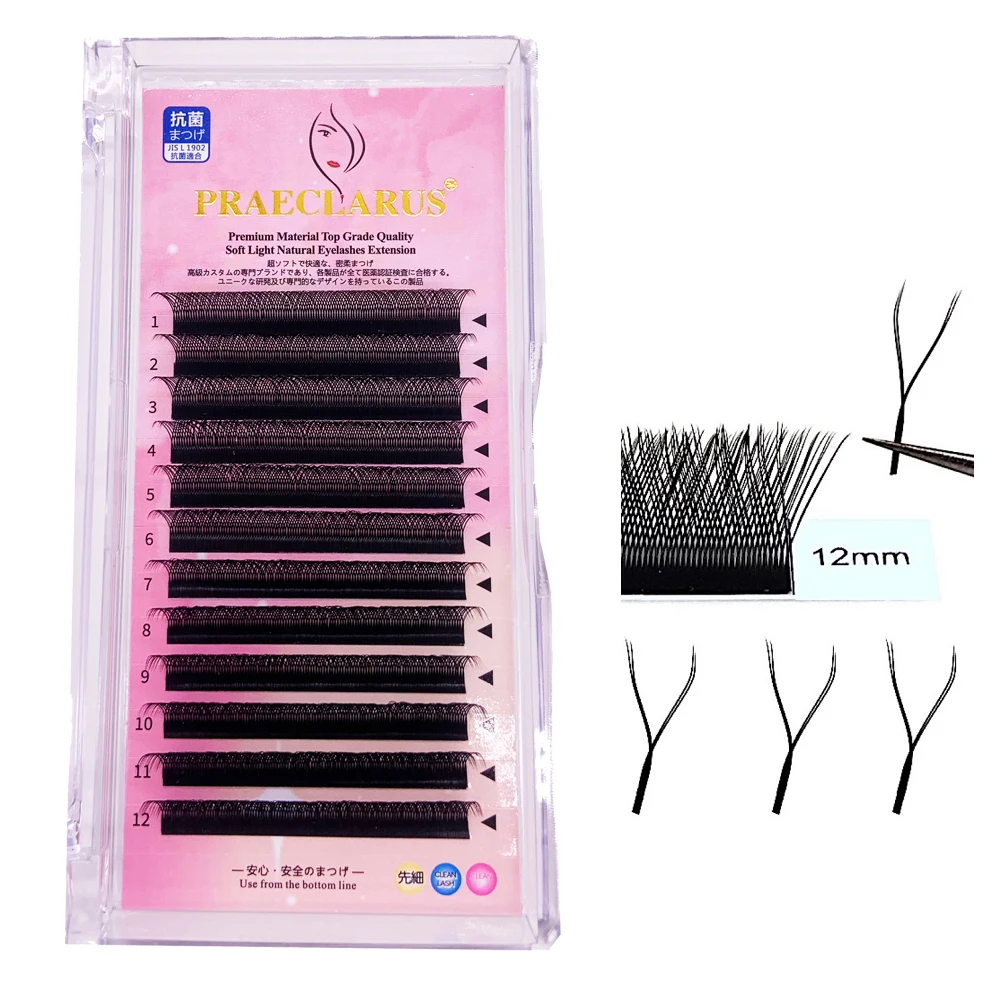 

RTS PR001 y eyelash extensions private label eyelash extension vendor c d dd curl 0.07 soft shanghai eyelash extension