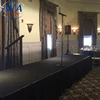 Fashion show waterproof plywood board aluminum riser folding stage for wedding