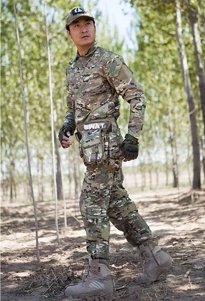 
Wholesale customized ripstop thin long sleeve jacket and pants military use soldier uniform camouflage suits for army combat 