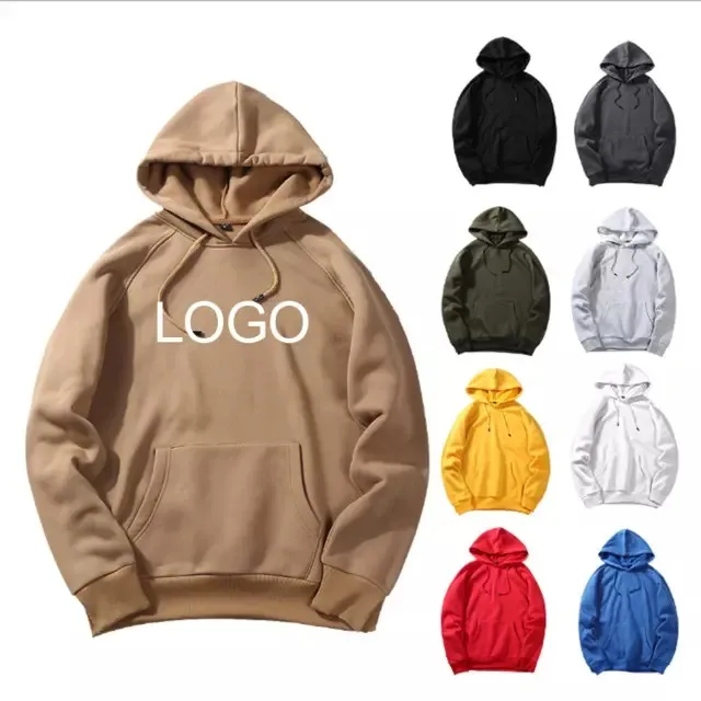

Customize Plain Pullover Casual Wholesale50% Polyester50%Cotton Hoodie Men