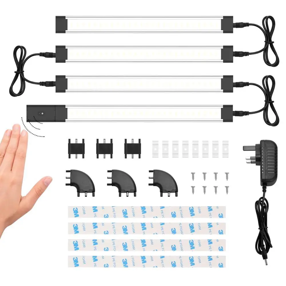 Hand Wave Sensor LED Cabinet Light 20W Dimmable Under Cabinet Light