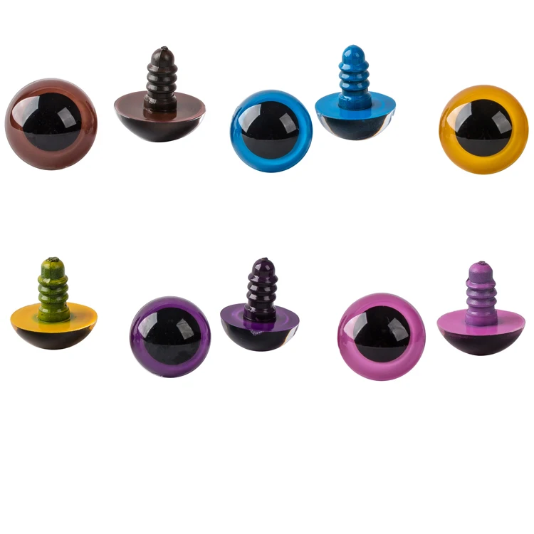 

Blue shiny clear crystal eyes for toys, Multi