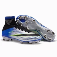 

2019 High Ankle Mens Superfly Soccer Shoes Outdoor Cleats Football Boots OEM Factory Wholesale