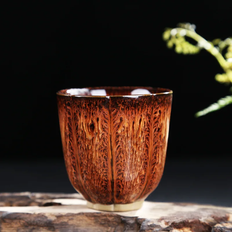 

Kiln change teacup ceramics built kung fu small teacup