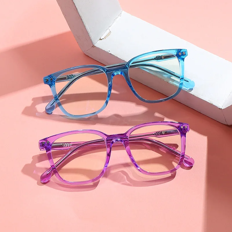 

New Arrival Kids Glasses TR90 Frames Soft Light Frames For Child Candy Colors Blue Light Blocking Spectecles