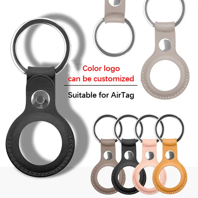 

waterproof leather tracker cover for airtag apple case wholesale, Customized
