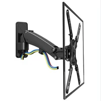 

dual Long arm50-60" 14-23kg air press Gas spring F400 full motion Monitor wall bracket LCD PLASMA tv mount lcd holder support