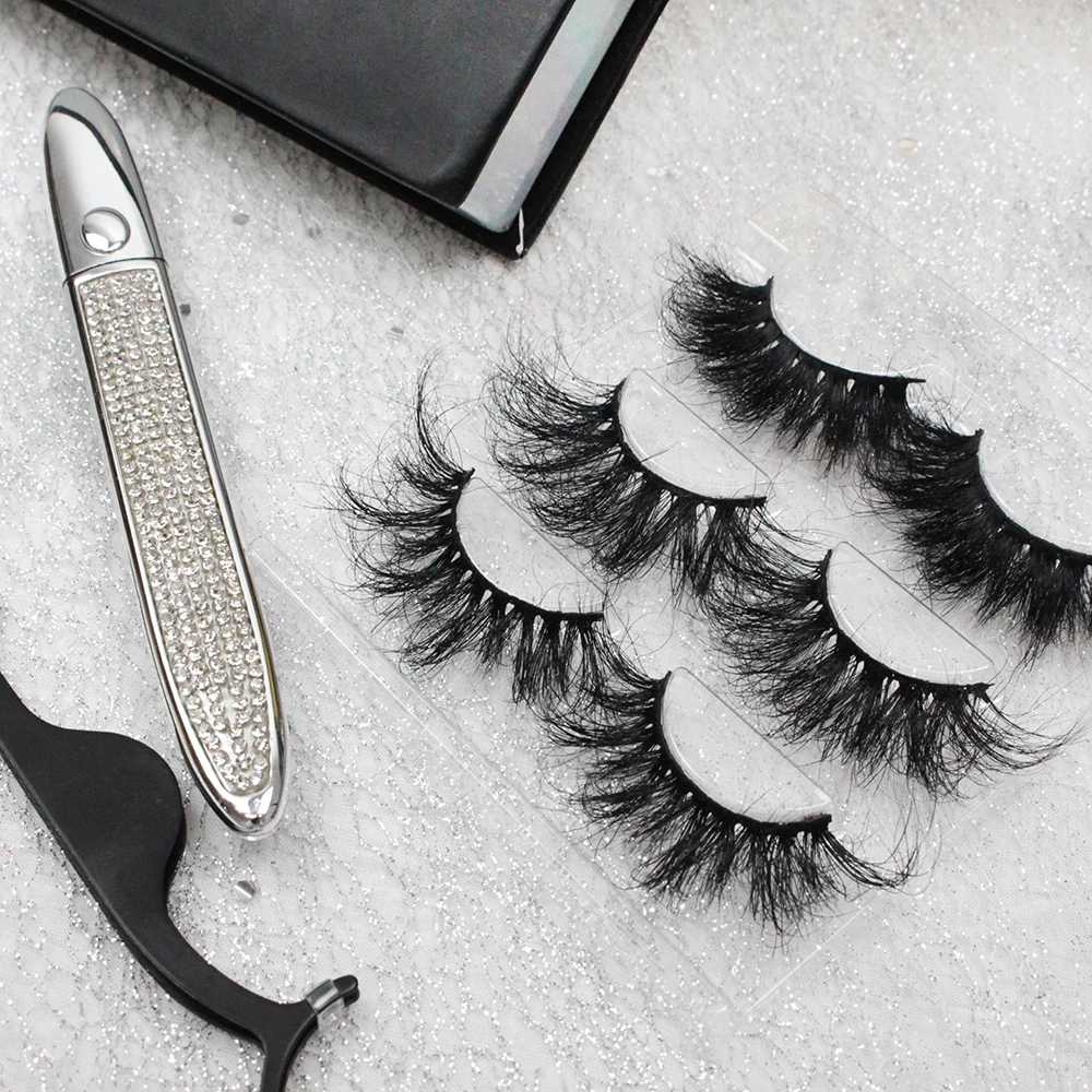 

Silk protein chemical fiber eyelash Eco-friendly eyelash VIP lashes style faux mink eyelashes, Nature black