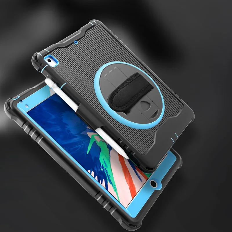 

Hand Grip Strap Shoulder Strap Bundled 8 Inch Rugged Kid Proof Silicone Kids 8 Inch Tablet Case For Ipad mini case