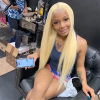 

Straight 613 Blonde Lace Front Wigs Pre Plucked IndianBrazilian Remy Human Hair Wigs For Black Women 150% 180% Density