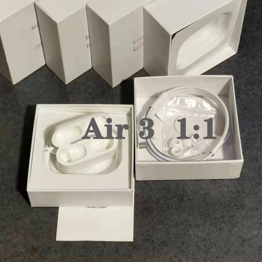 

Free shipping Drop shipping For air/pods 2 3 Pro 1:1 headphone products Anti noise BT wireless earphone, White