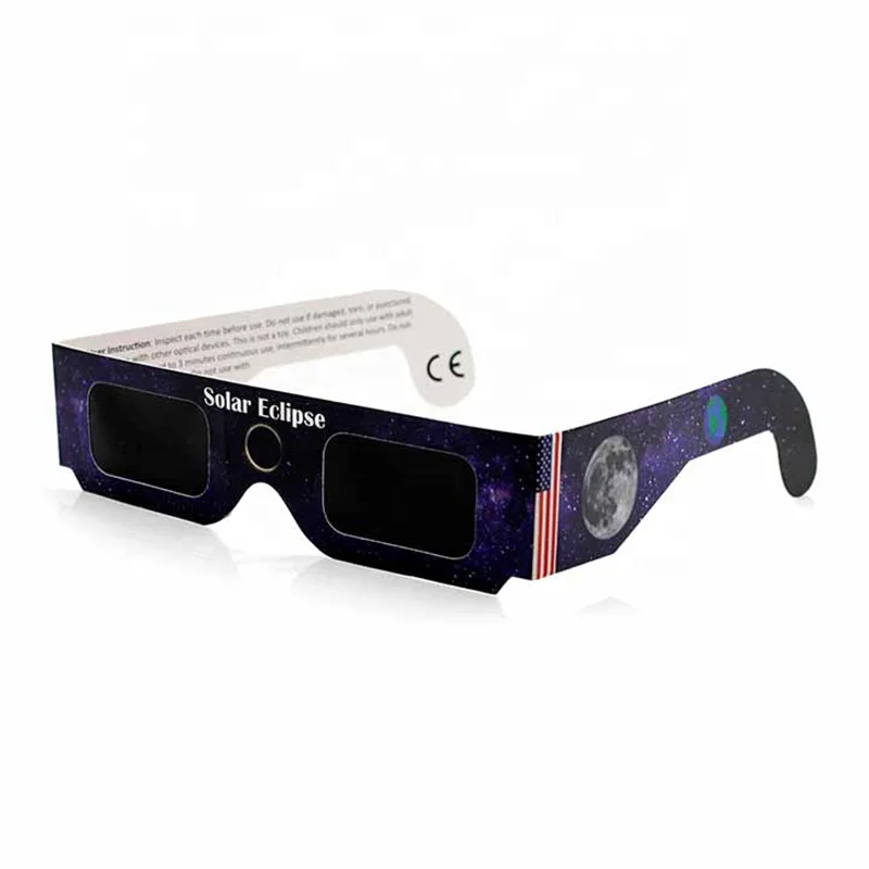 
2019 Hot Selling Promotional Custom Paper 3D Solar Eclipse Glasses 