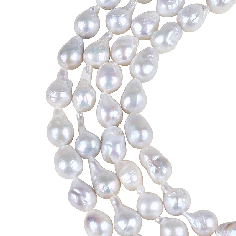 
14-15mm wholesale big baroque freshwater pearl string 