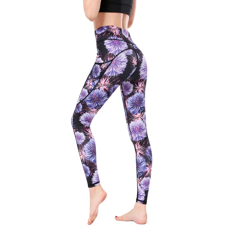 

High quality promotional sport fitness women's tight ankle-length pants breathable yoga leggings
