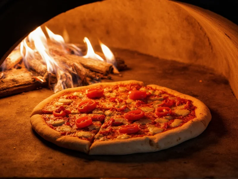 homemade pizza oven temperature