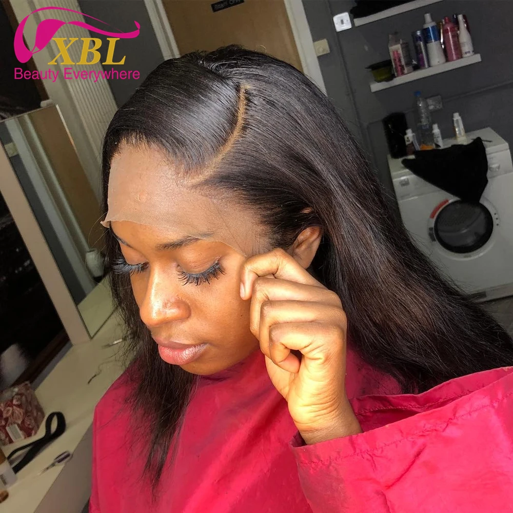 

XBL free shipping ear to ear 13x6 pre plucked swiss lace frontal with baby hair, virgin raw indian hair frontal