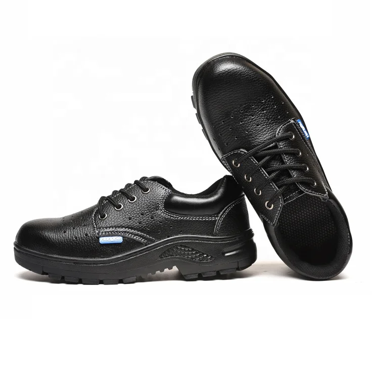 

Wholesale High Quality Men Industrial Steel Toe work Safety Shoes, Black