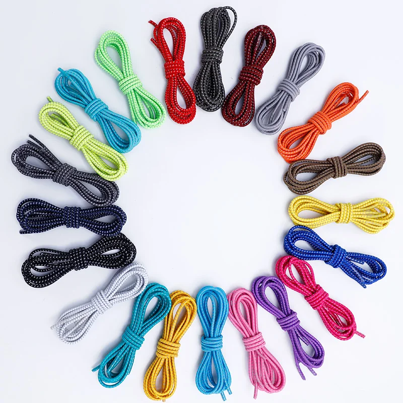 

CAIZU reflective no tie Capsule shoelaces elastic lace lazy no tie shoelaces, 21color