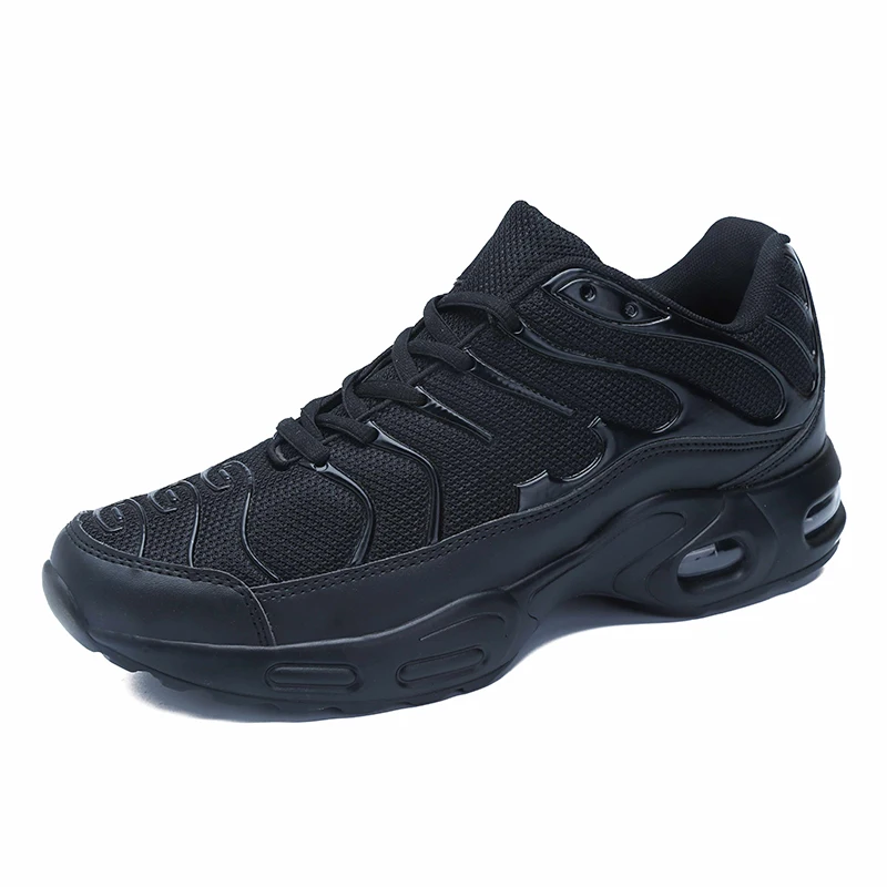 Custom sneaker manufacturers Fashion Air Cushion Sports Casual Black Comfortable Basketball sneakers Running Shoes for Men