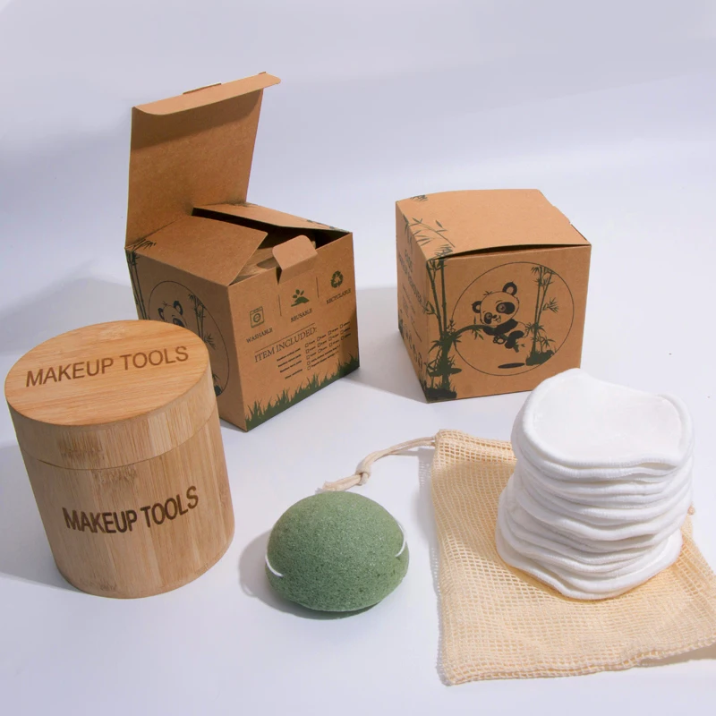 
Bambaw Washable Organic New Bamboo Reusable Makeup Remover Pads 