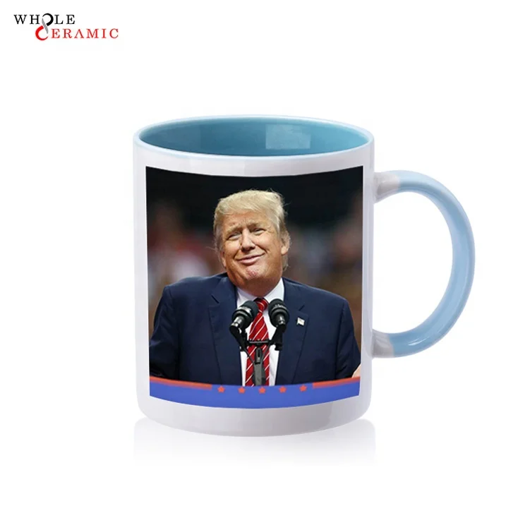 
Ceramic Magic Mug For Sublimation Mug 11Oz, 11Oz Sublimation Inner & Handle Color Coated Mug Sublimation White 