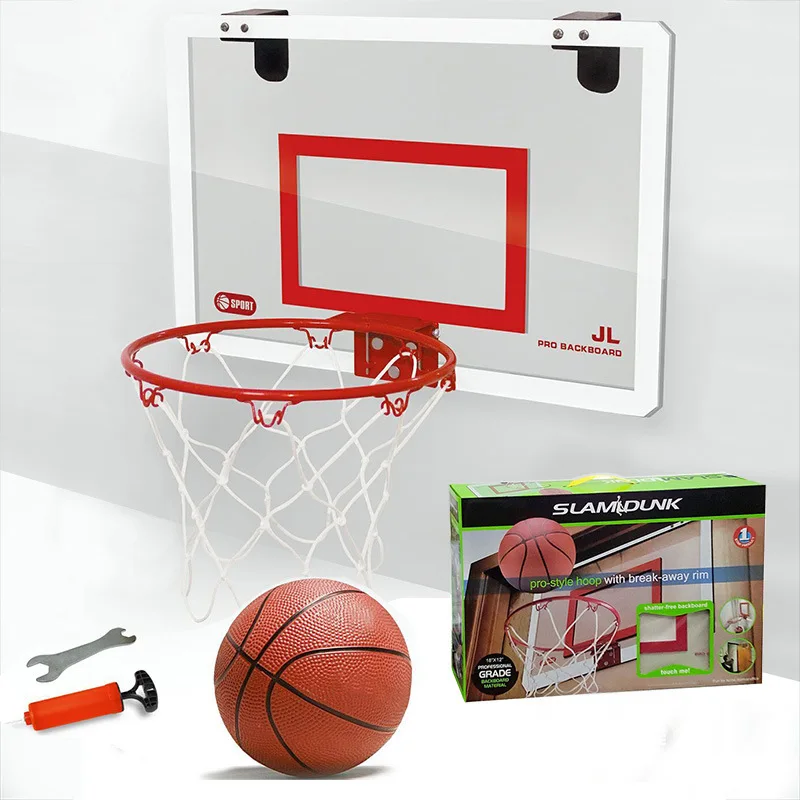 

Hanging Door Basketball Board Punch-Free Transparent Hanging Mini-Backboard Children's Backboard Toy Sporting Goods Basketball S