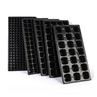 

15 21 32 50 72 98 105 128 162 200 288 512 Cells Plug Seed Starting PS Plastic Grow Germination Tray for Vegetables Greenhouse