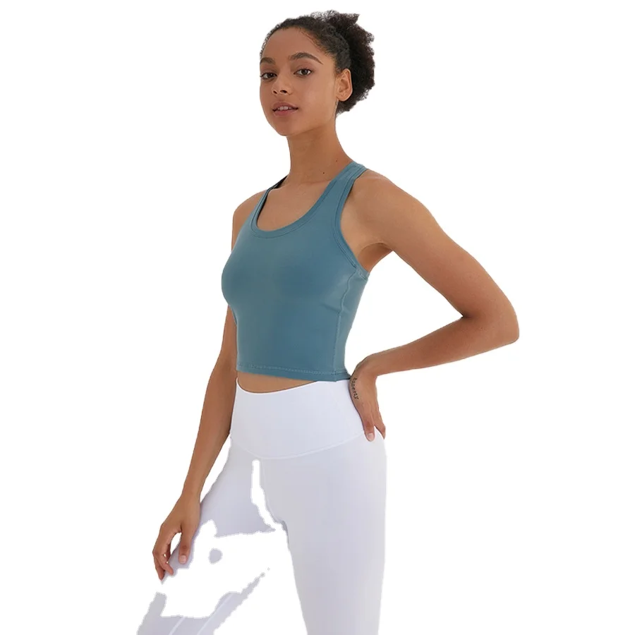 

New vest tight height flameback fitness clothing sports leisure versatile yoga clothing fitness & yoga wear, Customized colors