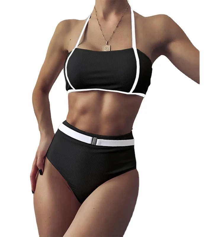 

swim wear bathing suits for women Swimming Breathable QUICK DRY, Black,white