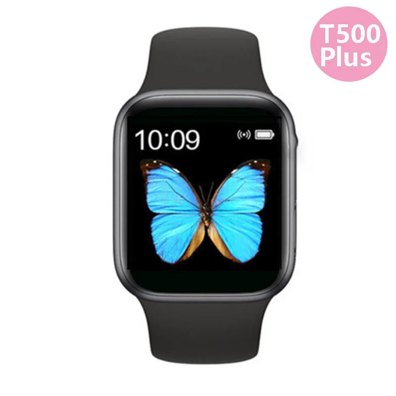 

New T500 Plus Smart Watch Spin Button Full Touch Ip67 Smartwatch Heart Rate Blood Pressure Smart Watch T500Plus