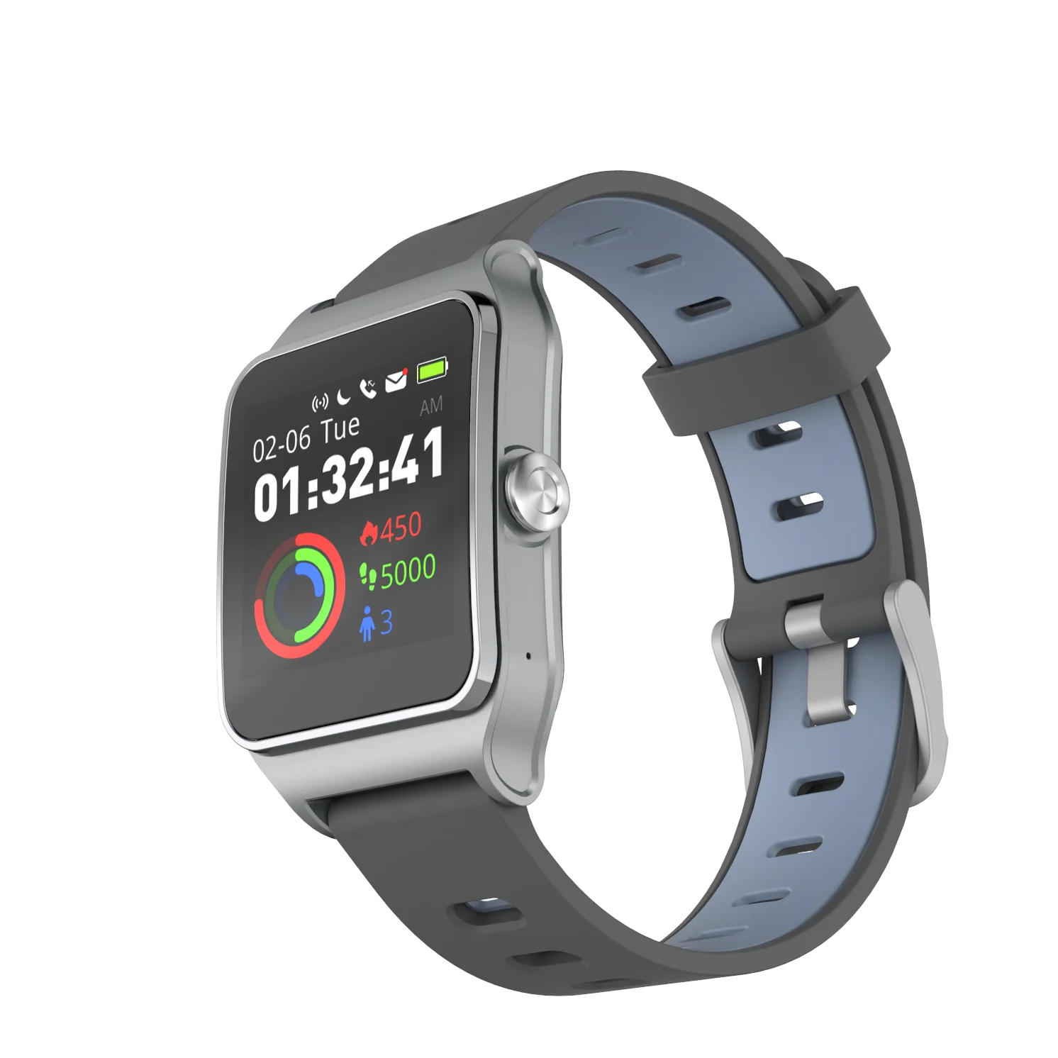 

amazon 2021 hot sell Smart Watch P1C IP68 Waterproof Fitness Tacker GPS Smart Watch mens sports watch With Heart Rate Monitor