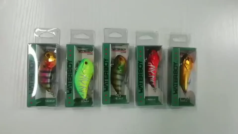 Waterboy Custom Artificial Fish Tackle Pesca Mustard Hook 5.4cm 14.5g