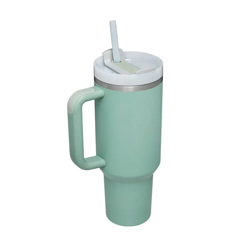 Image of Custom Logo Adventure Quencher Thermal Insulated Stainless Steel Travel Cup 40oz Tumbler with Handle
