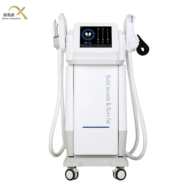 

New portable hi fem with 4 handles rf slim beauty emslim body slimming machine