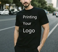 

Free sample Custom Cotton mens tshirt printing blank white Men T shirt