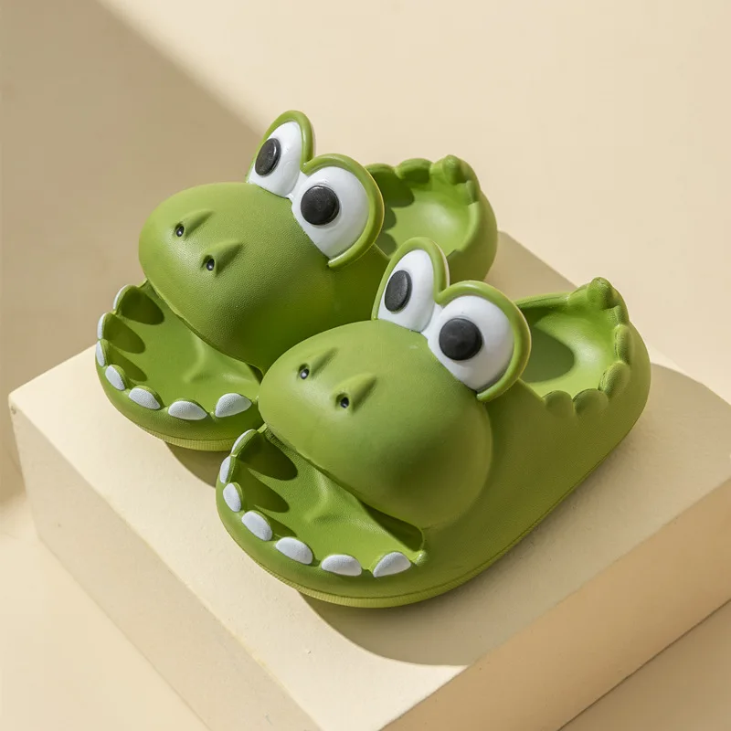 

Cartoon Dino Kids Slippers Bubble Shoes For Kids Summer Waterproof EVA Slide Clog Baby Girls Boys Toddler Anti-slip Sandal