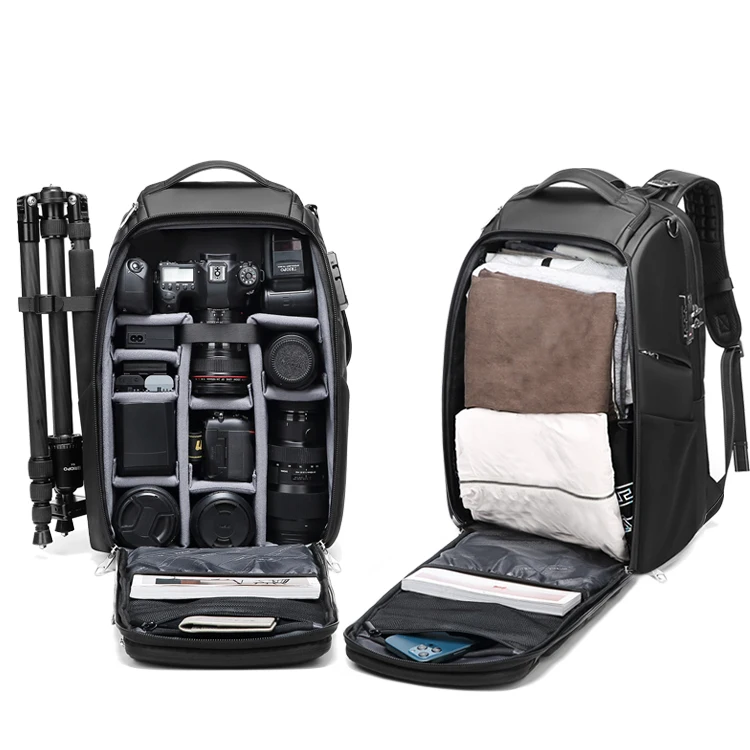 

Wholesale Fit 17 Inches computer multifunction Travel waterproof men camera backpack, Customized color