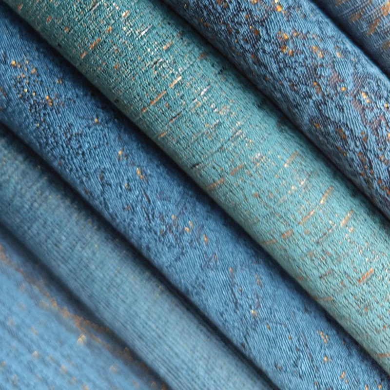 300cm 3-Pass Solid Jacquard Polyester Blackout Curtain Fabric Woven Plain Style Home Decor Drapery Greenhouses-from Guangzhou