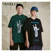 

Custom logo 100% cotton unisex men high quality oversize print t shirt tshirt