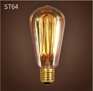 New Lights decorative retro style lighting bulb ST64 Vintage Edison Bulb with E26 E27 base