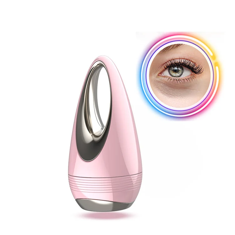 

Ultrasonic Vibrating Import Facial Massager Lifting Anti Aging Machine Led Anti Wrinkles Massage Vibrator Electric Face Massager, Pink/white