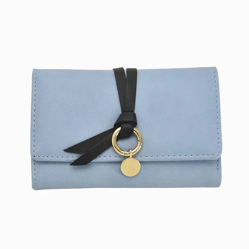

Wholesale Minimalist Wallet Pu Leather Card Holder Purse Women Wallets