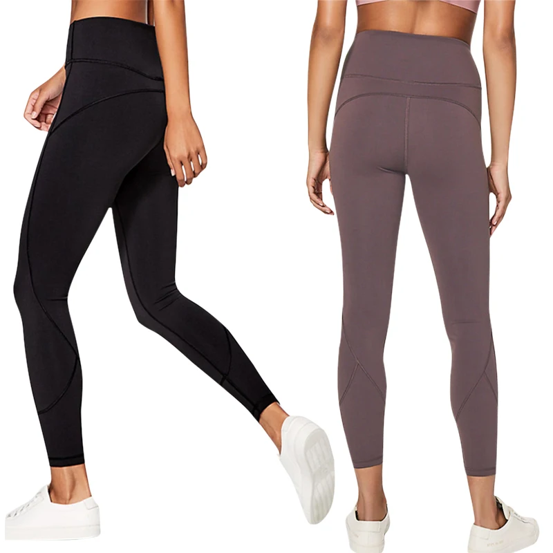 

Factory High Quality Lulu Lemon Yoga Scrunch Butt Leggin Slim Fit Cut Pants Premium Quality Workout Fitness Leggings