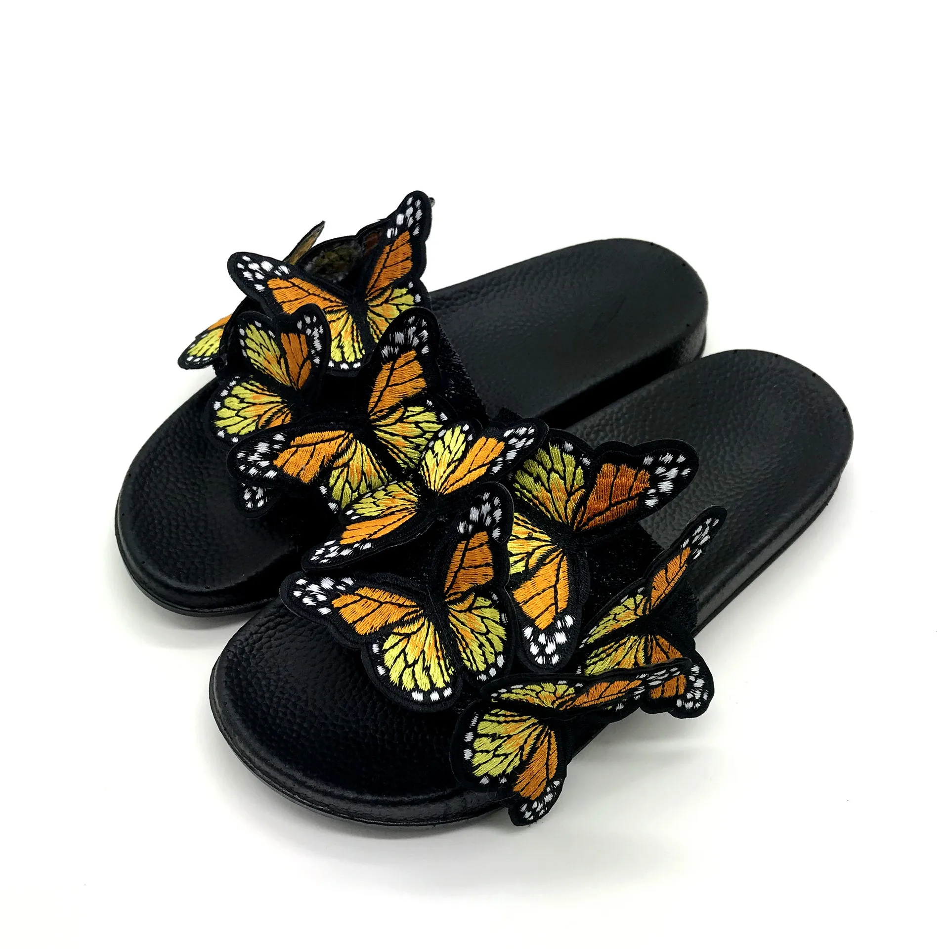 

China Suppliers Latest Style Women Slides Footwear Multi Color Butterfly Sandals New Trendy Sandals Custom Slides EVA Sandals, Customized color