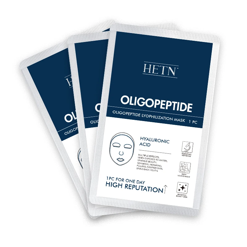

Lyophilized mask sheet mask for face oligopeptide and herbal plant extract for fresh skin
