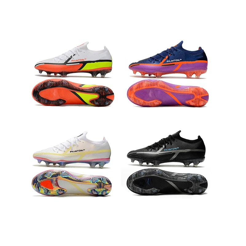 

Custom Logo Football Shoes Breathable Professional Athletic Outdoor Sport Soccer Shoes For Adults Soccer Shoes