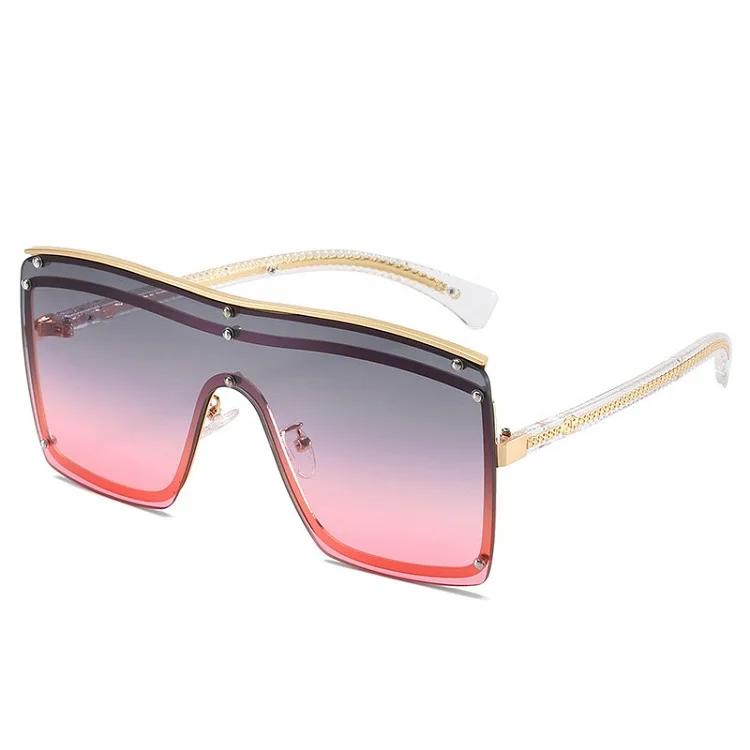 

Small Cuttle Fish Unique Sunglasses Luxury New Trendy Big Face High End Fall 2021 Sunglasses Women